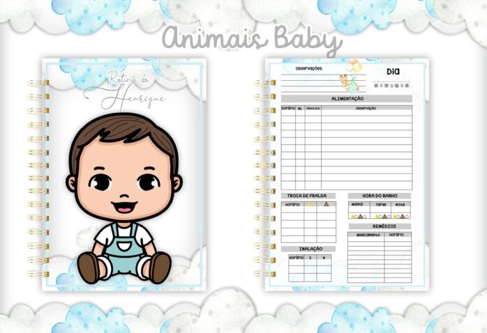 Rotina do Bebê Animais Baby