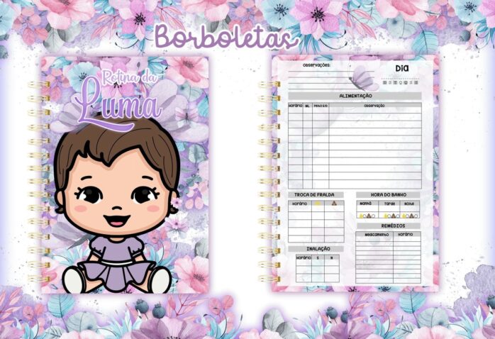 Rotina do Bebê Borboleta Menina