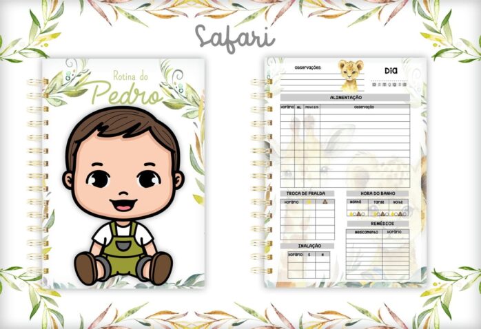 Rotina do Bebê Safari Chic