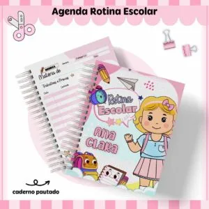 Rotina Escolar Menina 21 Rotina Escolar Menina
