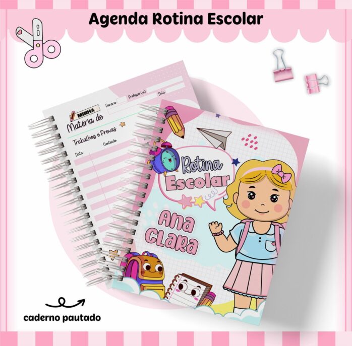 Rotina Escolar Menina