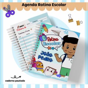Rotina Escolar Menino