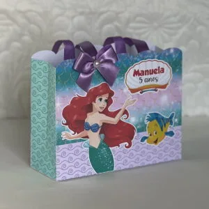 Sacolinha Infantil Ariel 15 Sacolinha Infantil Ariel
