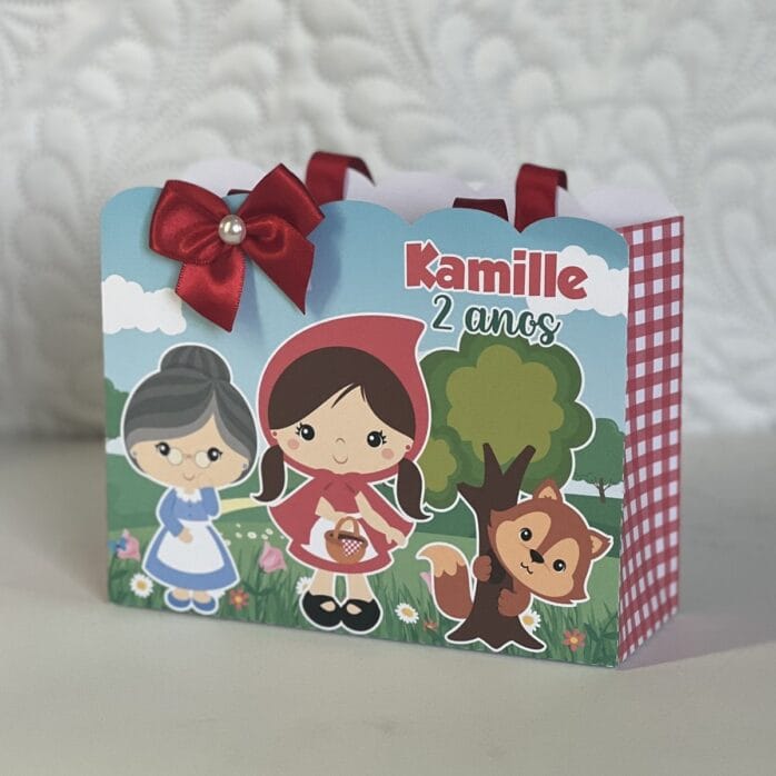 Sacolinha Infantil Chapeuzinho Vermelho