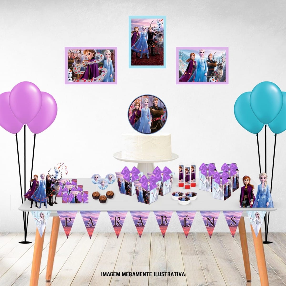 Kit Digital Festa Frozen 1 com Artes Editáveis para Imprimir 1 Kit Digital Festa Frozen 1 com Artes Editáveis para Imprimir