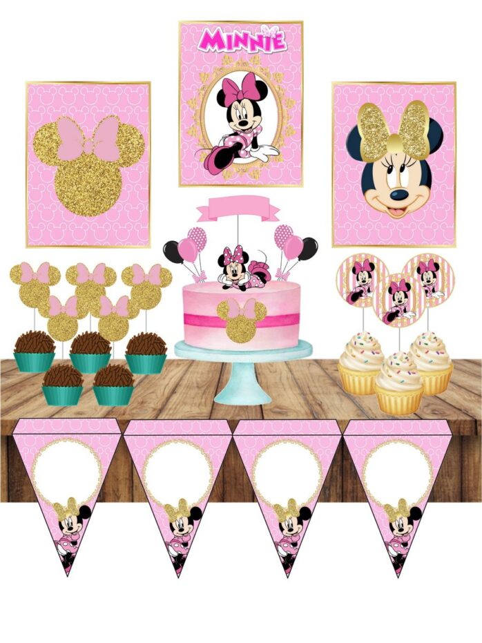 Só um bolinho Minnie Rosa