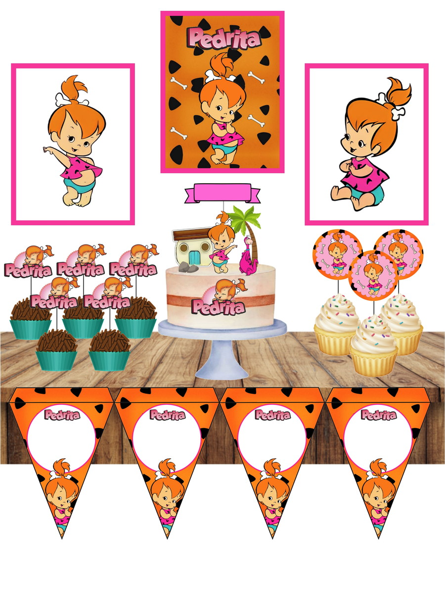 Kit Festa Pedrita Digital Para Imprimir Decoração Infantil 1 Kit Festa Pedrita Digital Para Imprimir Decoração Infantil