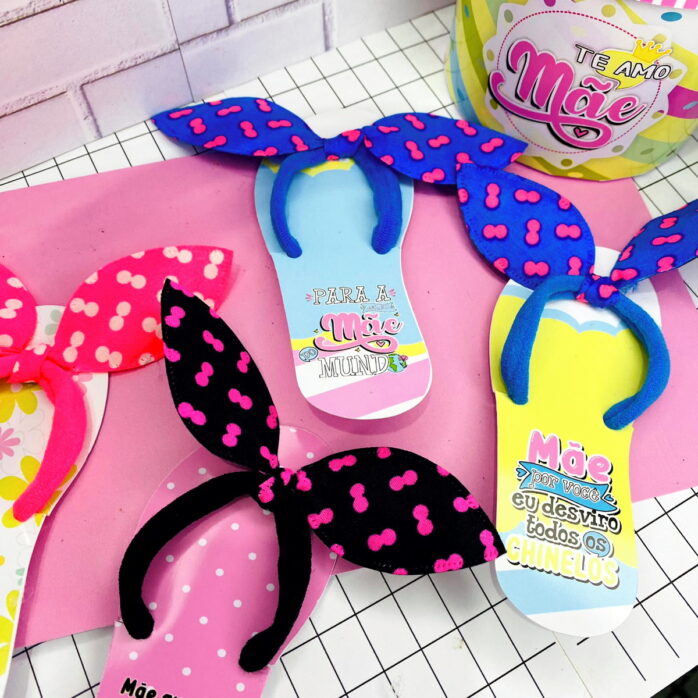 Tag Xuxinha Chinelinhos Dia das Mães Studio e pdf