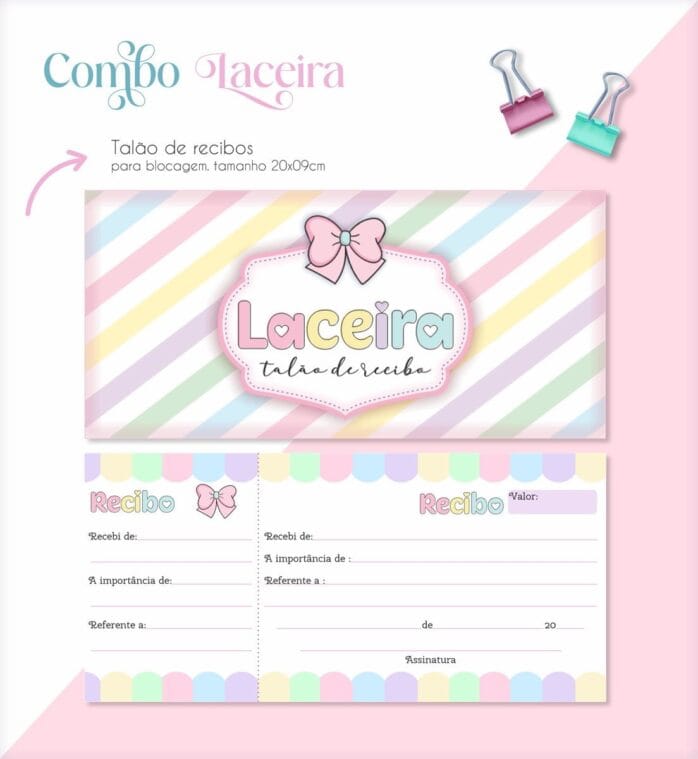 Talão Recibos Laceira