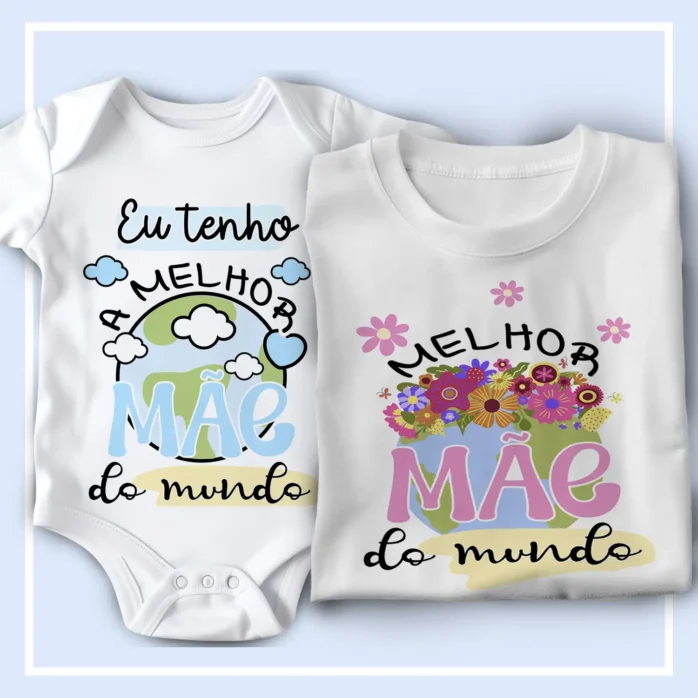Temas Dia das Mães para Body de Bebê - Arquivos Digitais