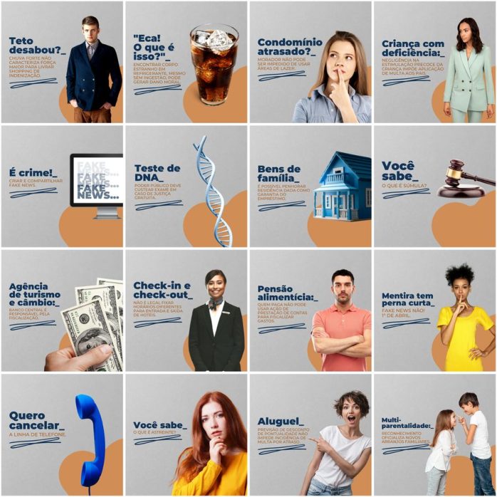 Templates Canva Advogado Advocacia 200 Artes Editáveis + Legendas