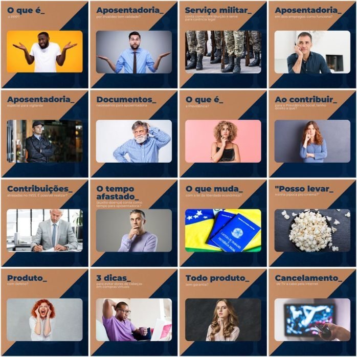 Templates Canva Advogado Advocacia 200 Artes Editáveis + Legendas