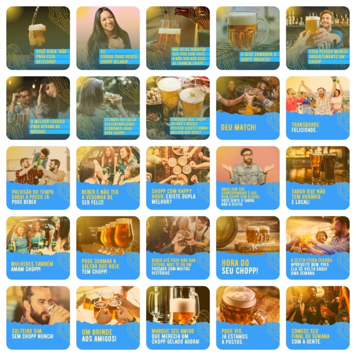 Templates Canva Bares Bar Cervejaria 200 Artes Editáveis + Legendas