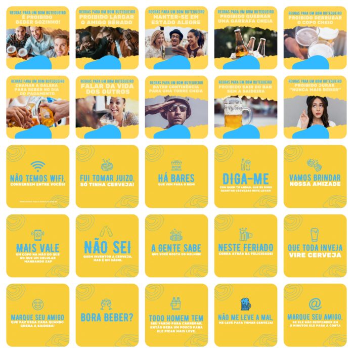 Templates Canva Bares Bar Cervejaria 200 Artes Editáveis + Legendas