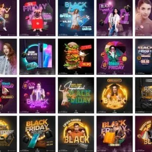 Templates Canva Black Friday Ofertas 3.0 20 Artes Editáveis + Bônus 20 Templates Canva Black Friday Ofertas 3.0 20 Artes Editáveis + Bônus