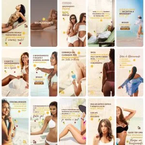 Templates Canva Bronzeamento 29 Artes Editáveis Storie + Bônus 16 Templates Canva Bronzeamento 29 Artes Editáveis Storie + Bônus