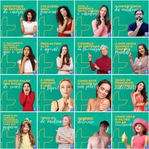 Templates Canva Clinicas Medica 200 Artes Editáveis + Legendas