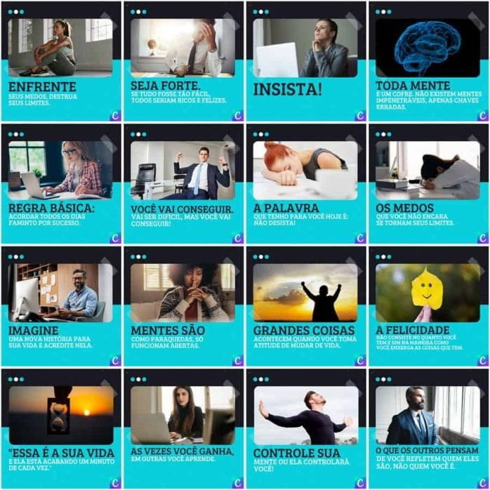 Templates Canva Coach 200 Artes Editáveis + Legendas