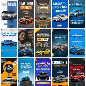 Templates Canva Concessionária 25 Artes Editáveis Storie + Bônus 7 Templates Canva Concessionária 25 Artes Editáveis Storie + Bônus