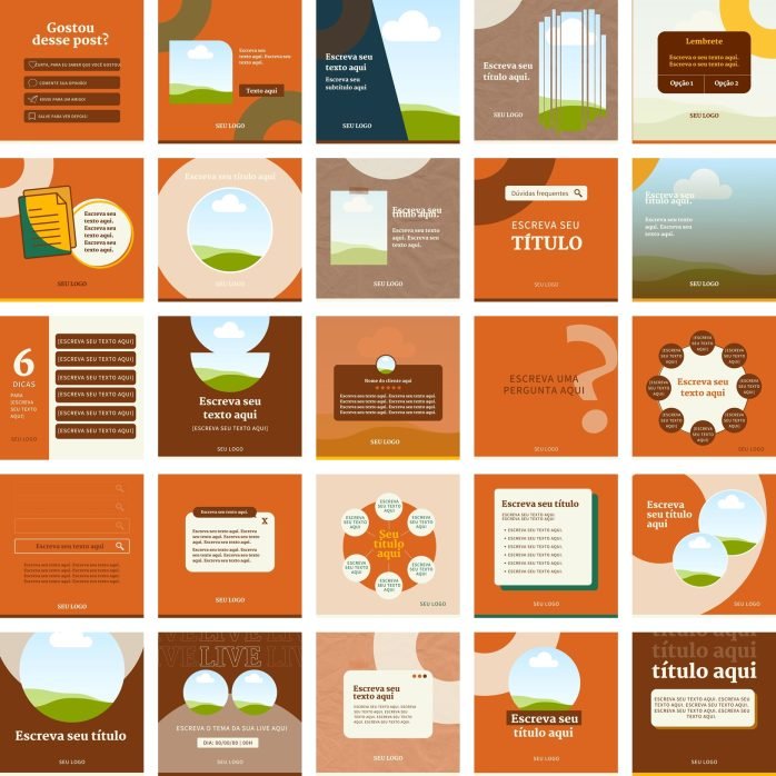 Templates Canva Contabilidade 230 Artes Editáveis + Bônus