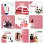 Templates Canva Cosméticos Saúde 30 Artes Editáveis + Bônus