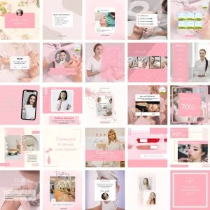 Templates Canva Estética 2.0 25 Artes Editáveis + Bônus