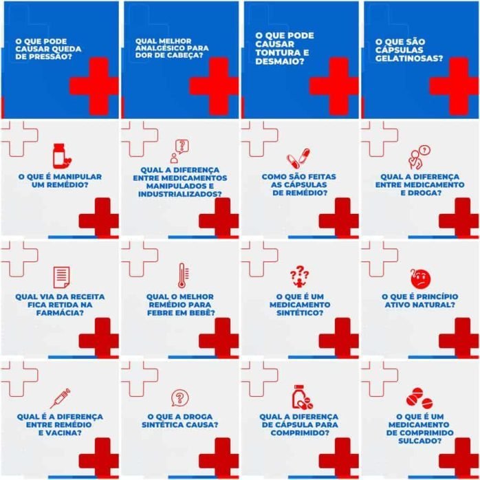 Templates Canva Farmácia Drogaria 200 Artes Editáveis + Legendas