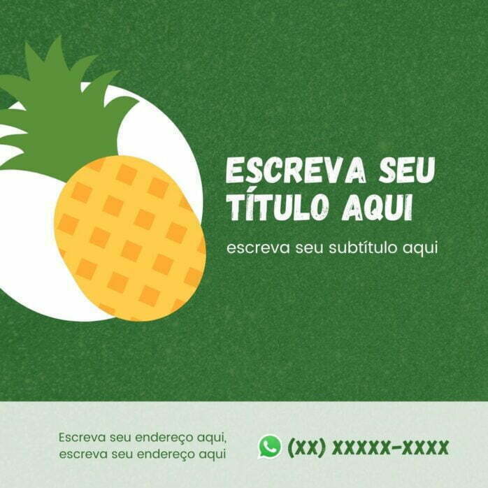 Templates Canva Hortifruti Sacolão Feira 12 Artes Editáveis + Bônus