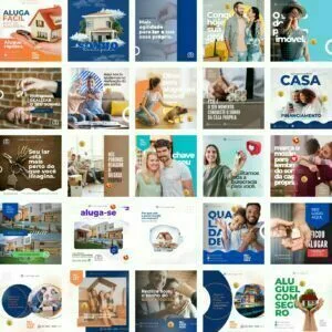Templates Canva Imobiliaria Imoveis 255 Artes Editáveis + Bônus