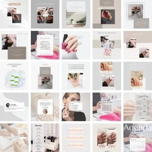 Templates Canva Nail Design 2.0 25 Artes Editáveis + Bônus