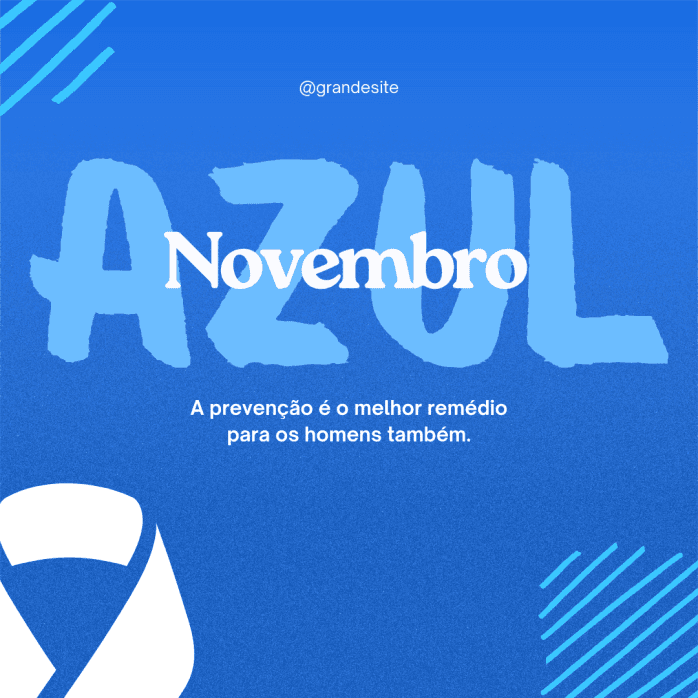 Templates Canva Novembro Azul 30 Artes Editáveis + Bônus