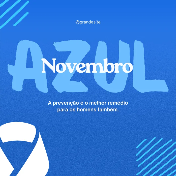 Templates Canva Novembro Azul 30 Artes Editáveis + Bônus