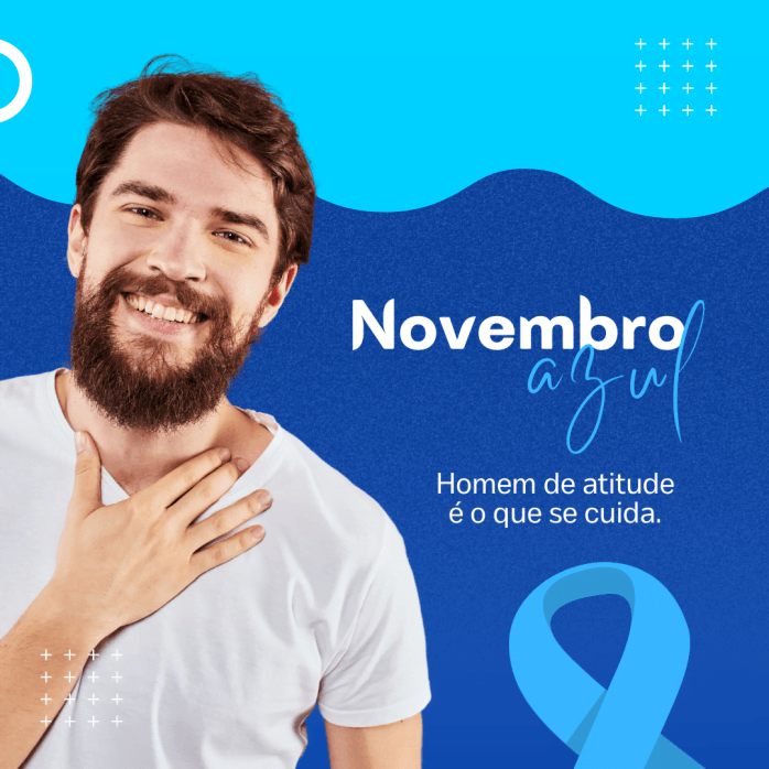 Templates Canva Novembro Azul 30 Artes Editáveis + Bônus