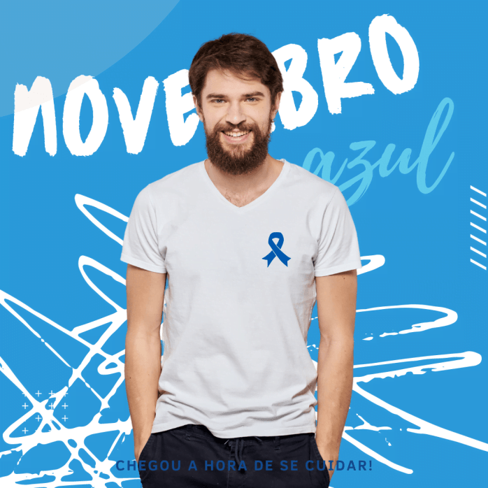 Templates Canva Novembro Azul 30 Artes Editáveis + Bônus
