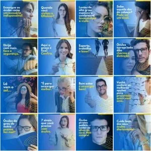 Templates Canva Óticas Oftalmologia 200 Artes Editáveis + Legendas