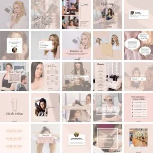 Templates Canva Salão de Beleza 25 Artes Editáveis + Bônus 11 Templates Canva Salão de Beleza 25 Artes Editáveis + Bônus
