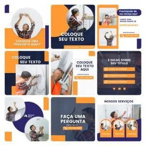 Templates Canva Serviços Gerais 30 Artes Editáveis + Bônus 3 Templates Canva Serviços Gerais 30 Artes Editáveis + Bônus