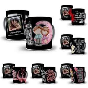 Templates Personalizados para Caneca de Namorados