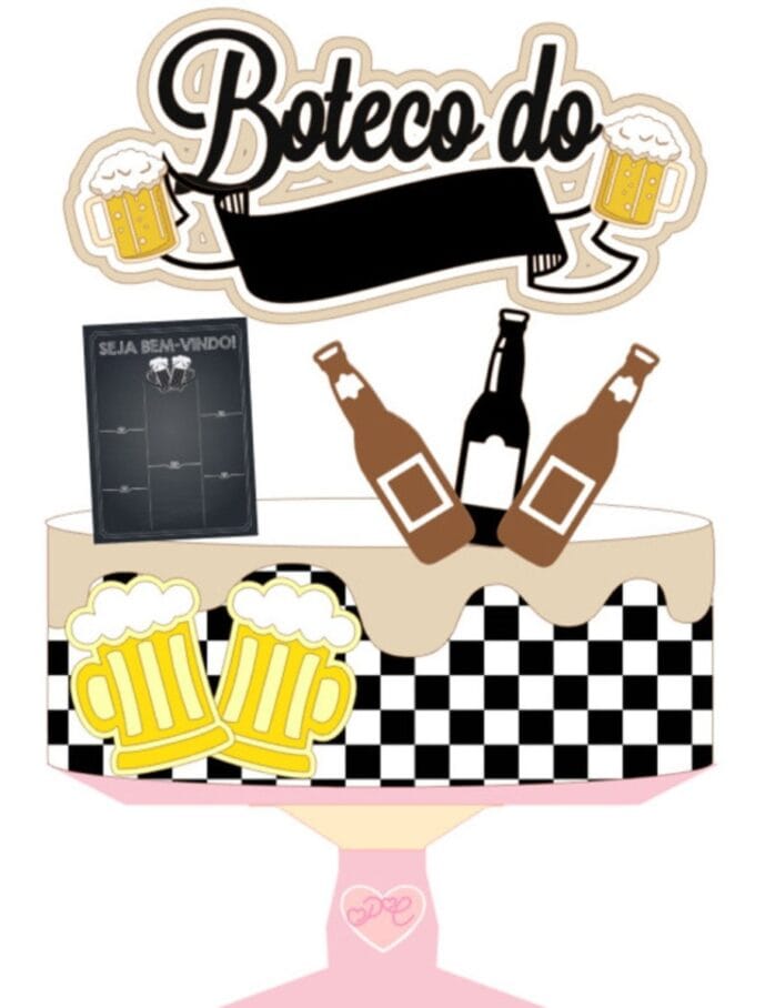 Topo de Bolo Boteco