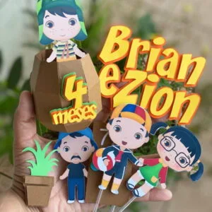 Topo de Bolo Chaves Camadas