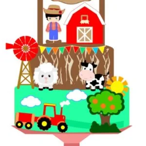 Topo de Bolo Fazendinha