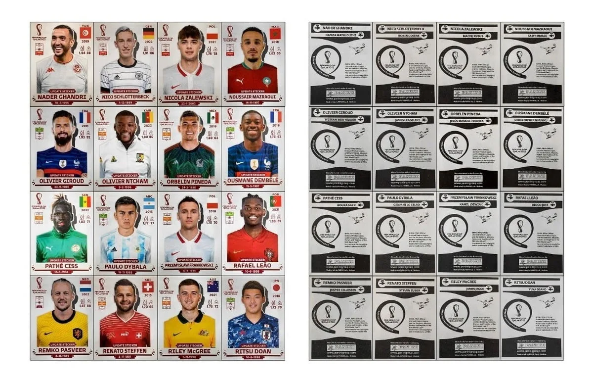 Update Set Figurinhas Copa Qatar 2022 Arquivo Pdf P Imprimir