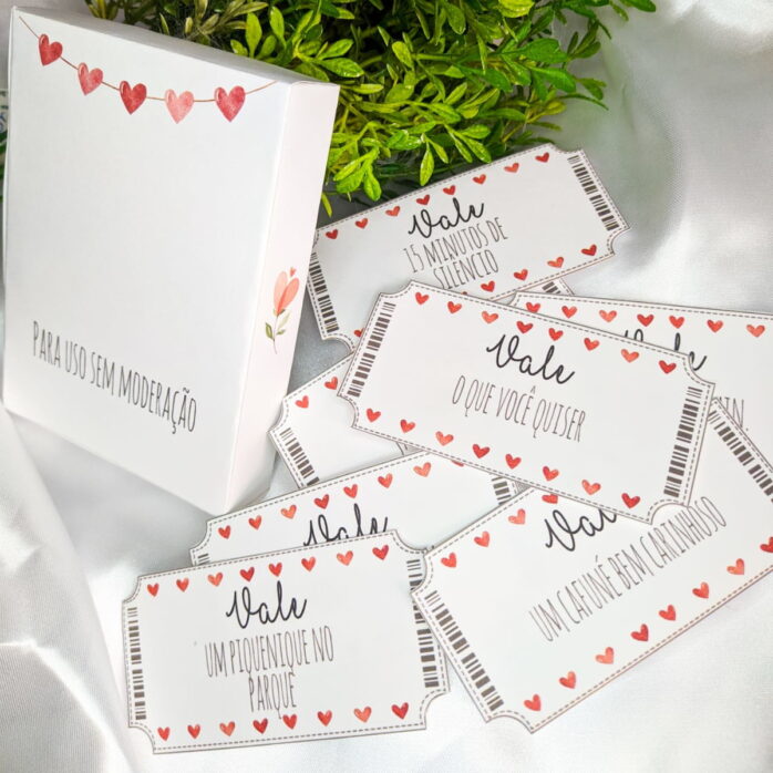 Vales do Amor Dia dos Namorados - Studio e pdf
