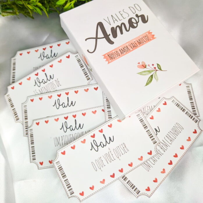 Vales do Amor Dia dos Namorados - Studio e pdf